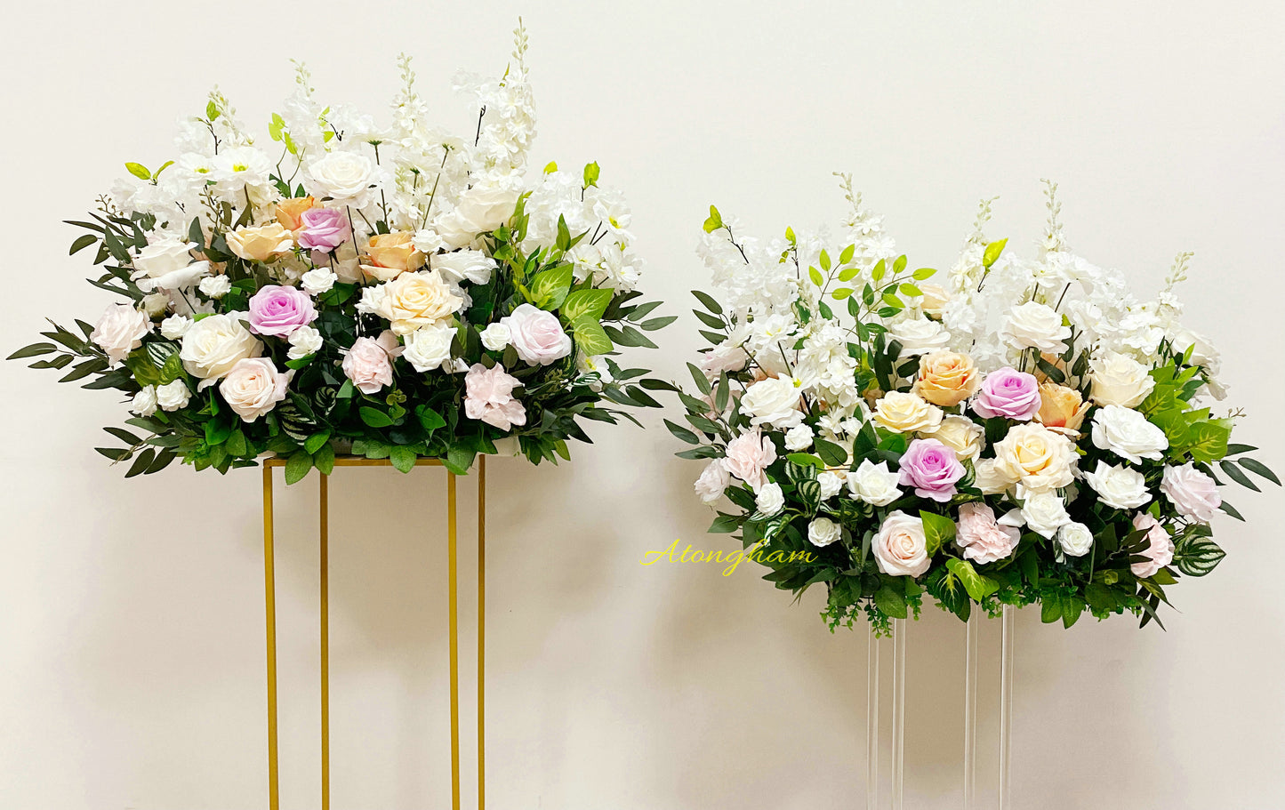 Spring Floor Flower Arrangement Wedding Backdrop Aisle Flower Valentine's Day Decor Floral