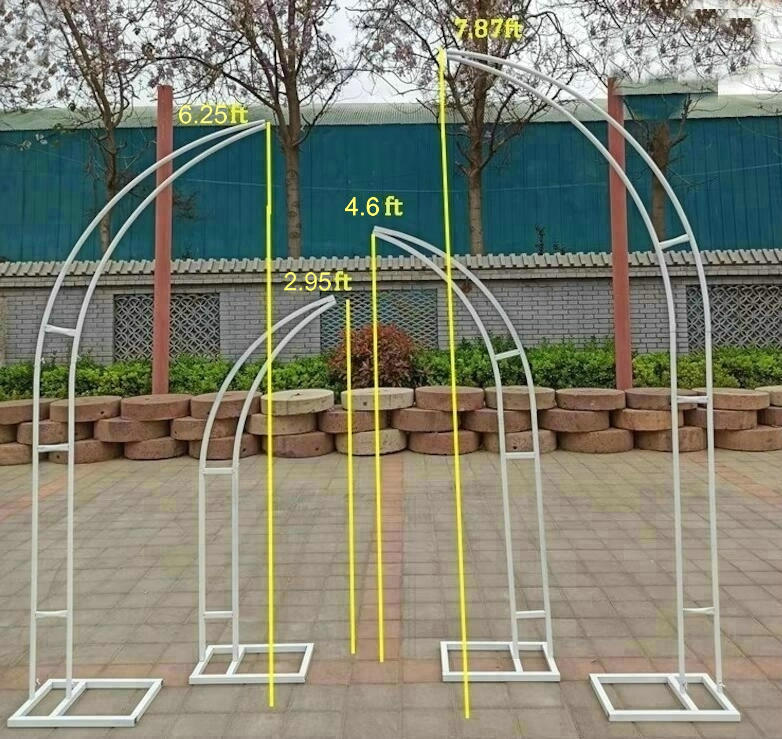 Ivory Flower Babybreaths Archway Flower Garland, Wedding Birthday Party Baby Shower Backdrop Decoration