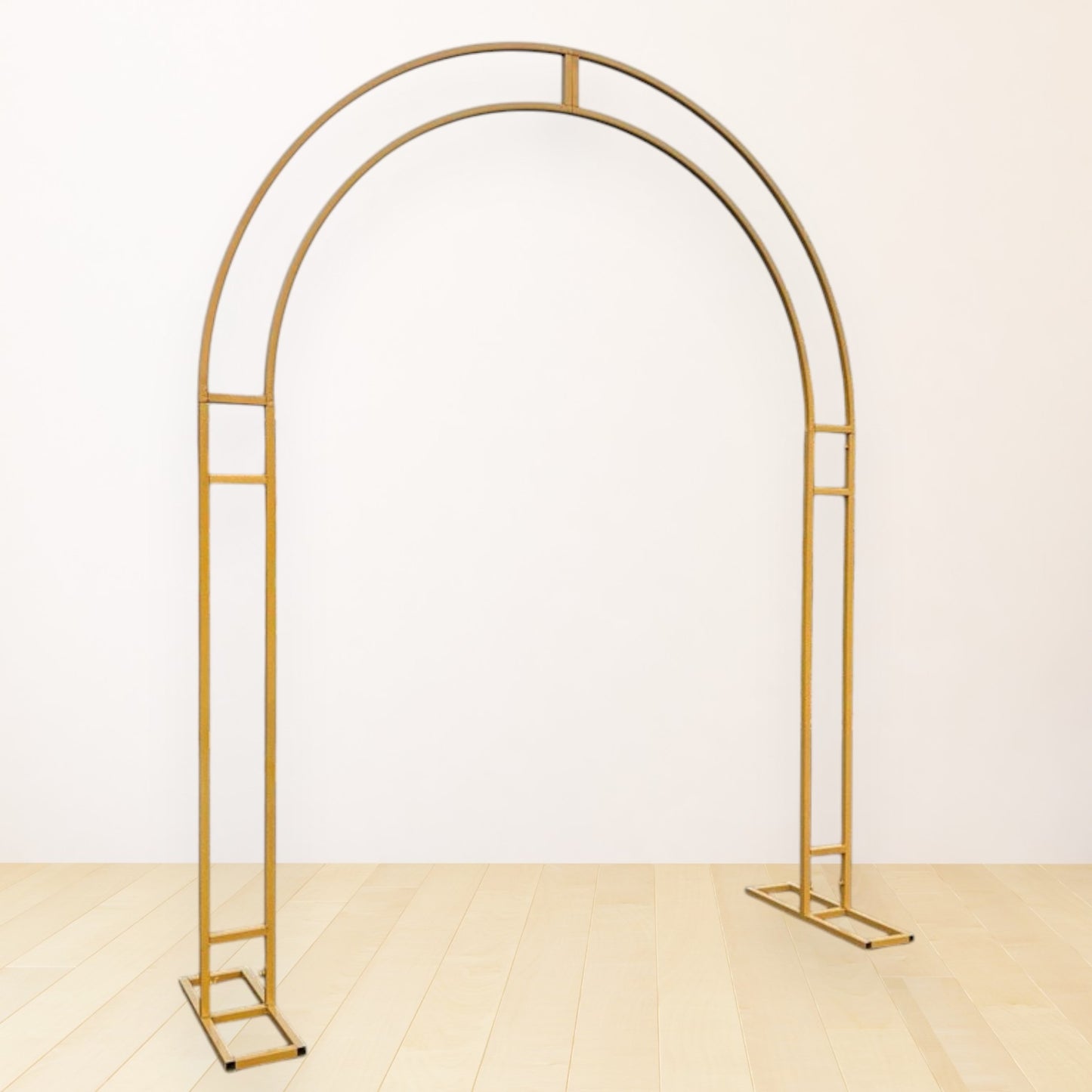 Handmade Iron Double Pole U-Shaped Arch Flower Stand T-Stage Decoration Arch Flower Stand Custom Various Sizes