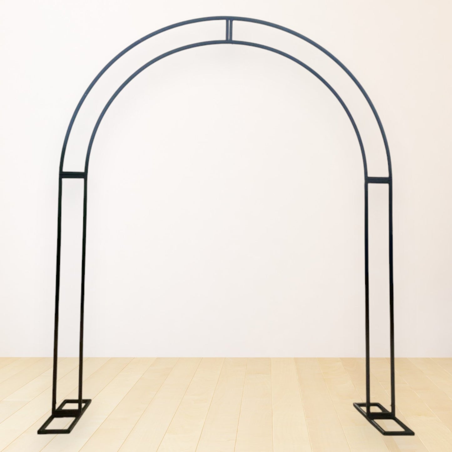 Handmade Iron Double Pole U-Shaped Arch Flower Stand T-Stage Decoration Arch Flower Stand Custom Various Sizes