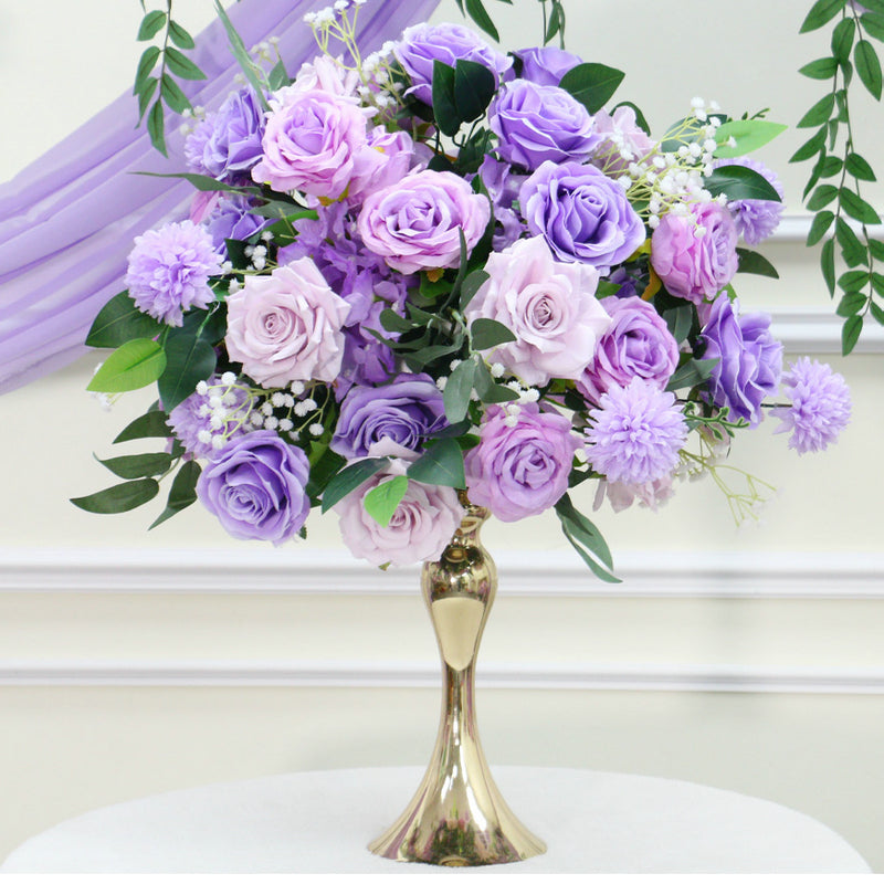 lavender plant centerpieces Lavender Rose Artificial Flower Ball,Wedding Table Centerpiece – Atongham