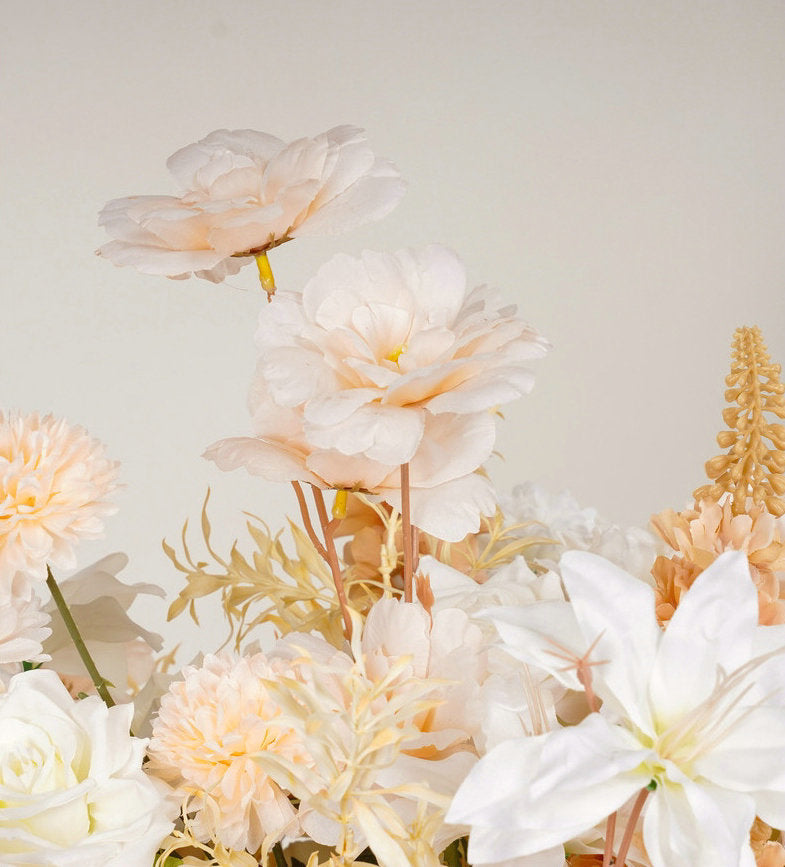 Champagne Arch Flower, Centerpiece, Floor Flower, Wedding Engagement Bridal Shower Backdrop Customize Flower