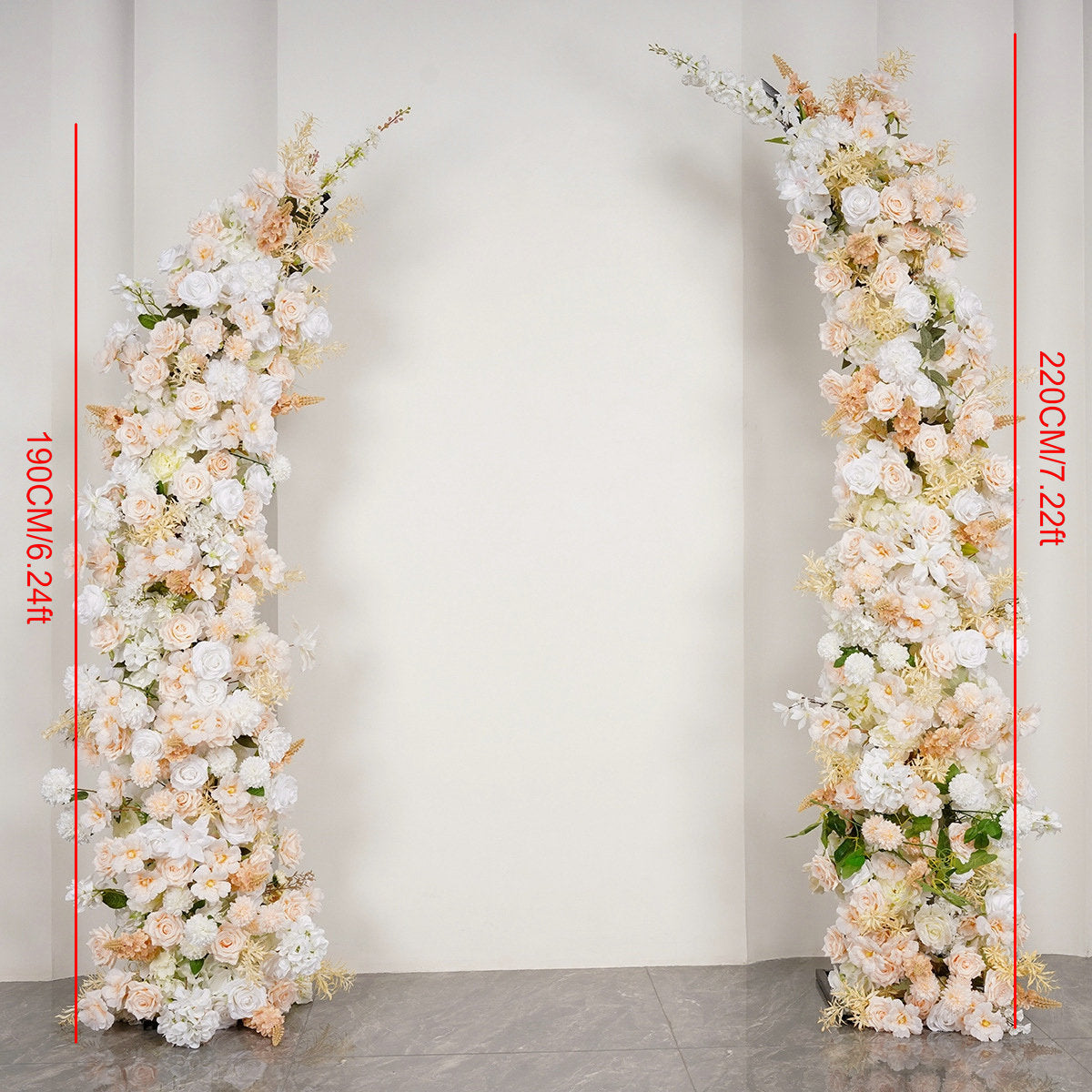 Champagne Arch Flower, Centerpiece, Floor Flower, Wedding Engagement Bridal Shower Backdrop Customize Flower