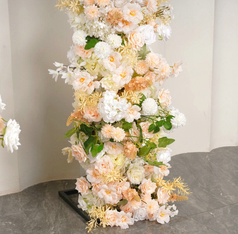 Champagne Arch Flower, Centerpiece, Floor Flower, Wedding Engagement Bridal Shower Backdrop Customize Flower