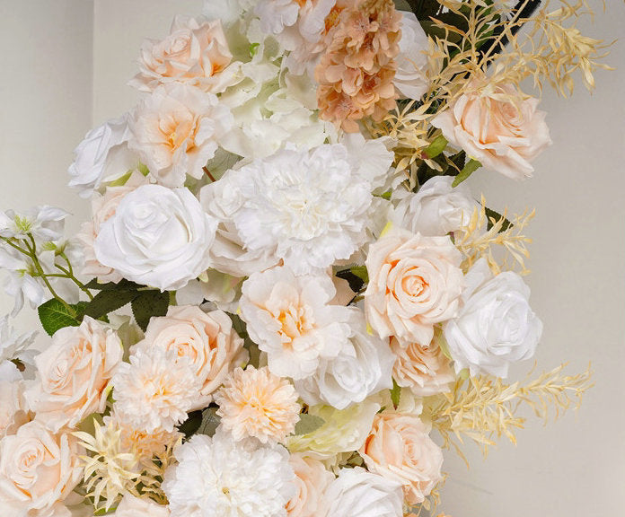 Champagne Arch Flower, Centerpiece, Floor Flower, Wedding Engagement Bridal Shower Backdrop Customize Flower