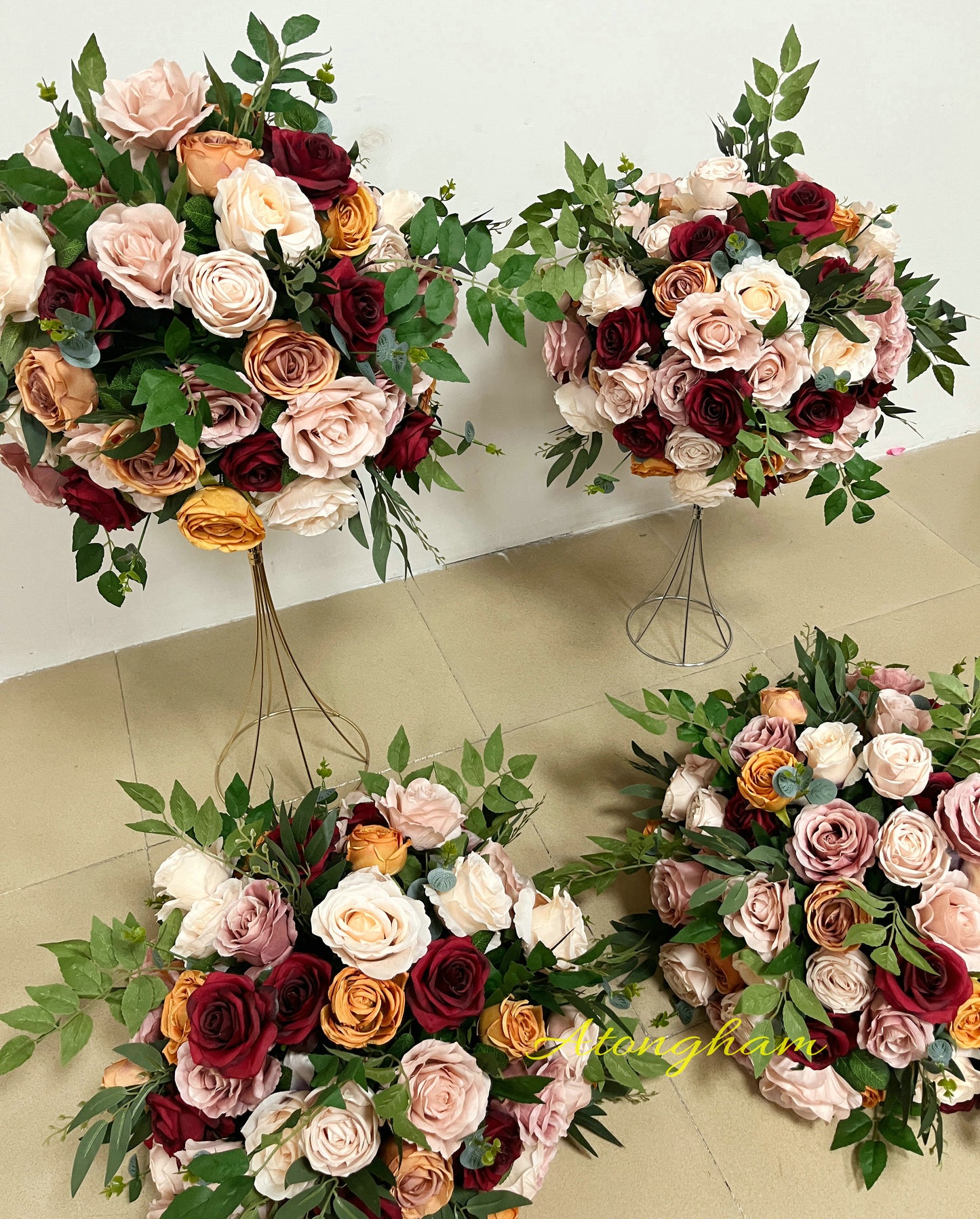elegant rustic centerpiece for autumn weddings