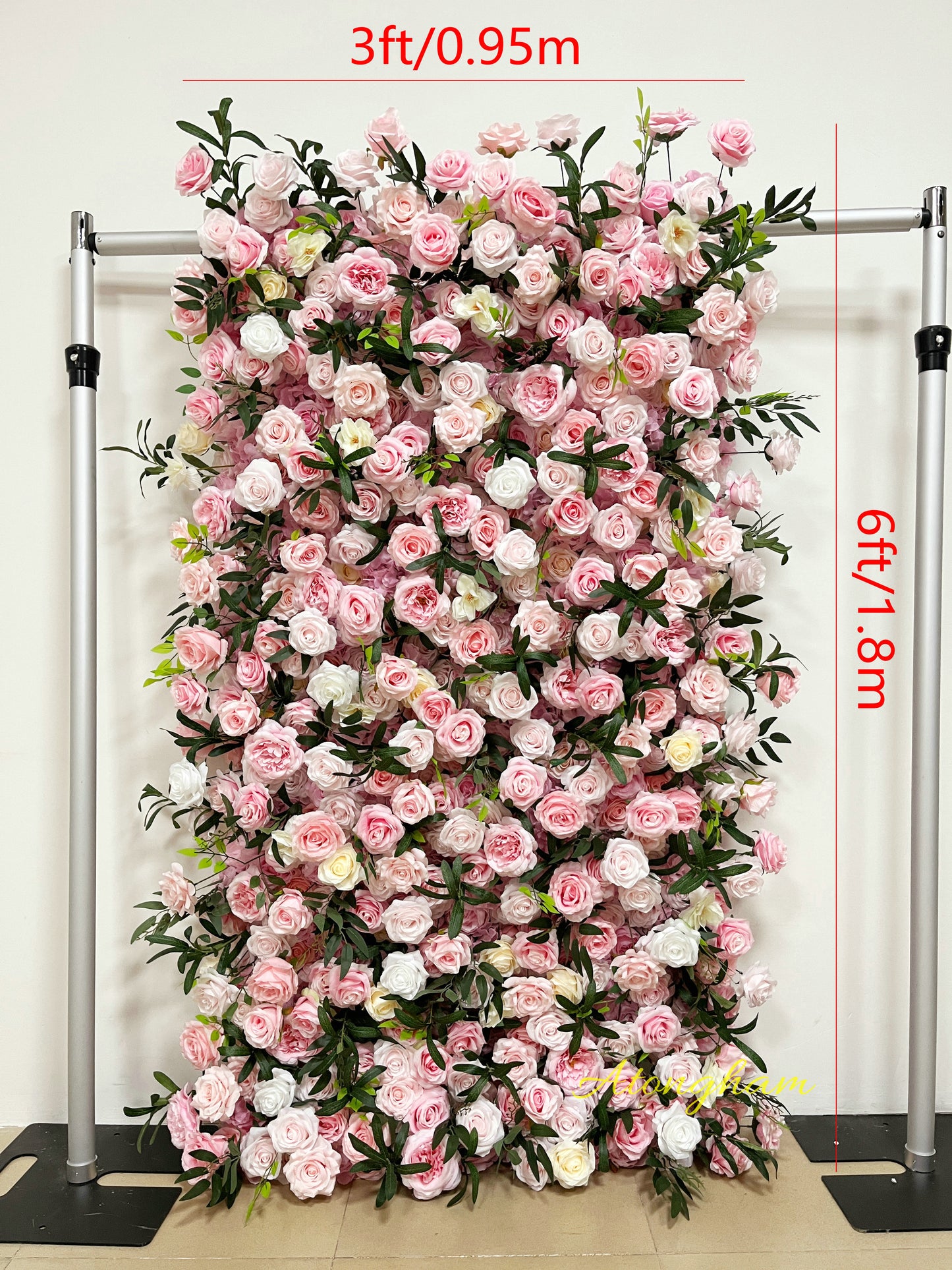 reusable artificial flower wall backdrop for weddings