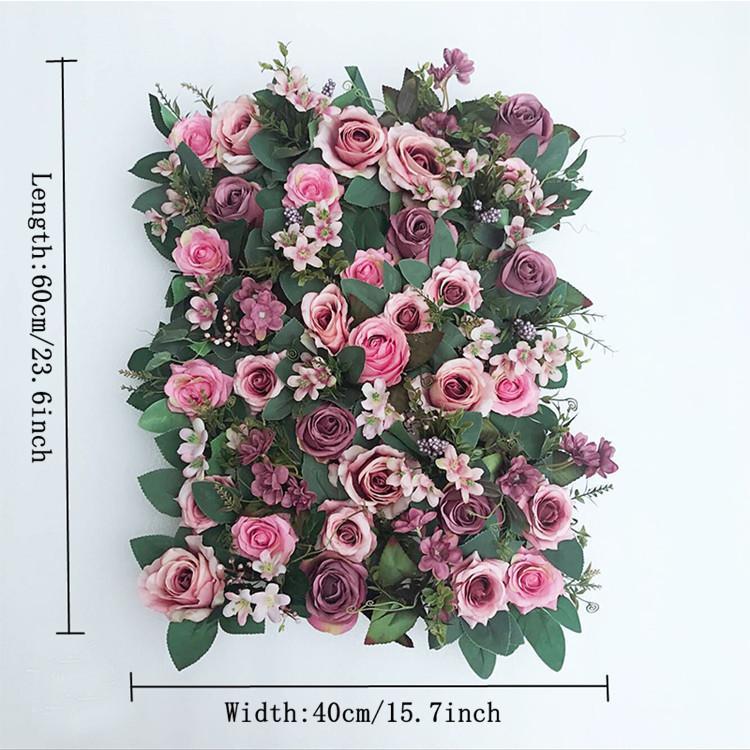 Chaste Ivory Rose Flower Wall Background Romantic Wedding Event Birthday BabyShower Floral Panels