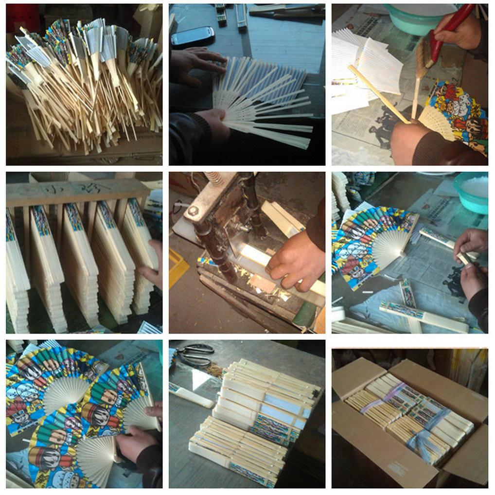 Custom Text Folding Fans for Bridal Shower Floral Silk Fans Wedding Favors