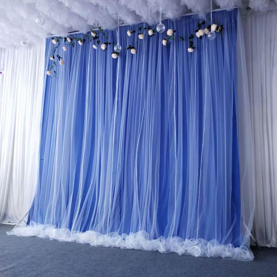 White Chiffon Curtain,Bridal Shower Baby Shower Backdrop Photo Booth Prop