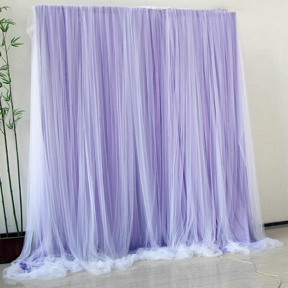 White Chiffon Curtain,Bridal Shower Baby Shower Backdrop Photo Booth Prop