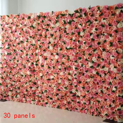 Hot Pink Flower Backdrop, Wedding Engagement Baby Shower Bridal Shower Backdrop Decoration