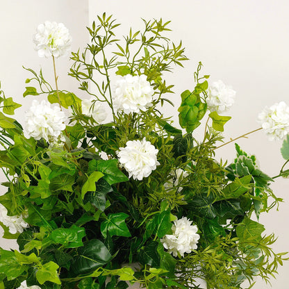 Custom Green Plants Flower Arrangement, Flower Centerpiece, Wedding Reception Flower Runner