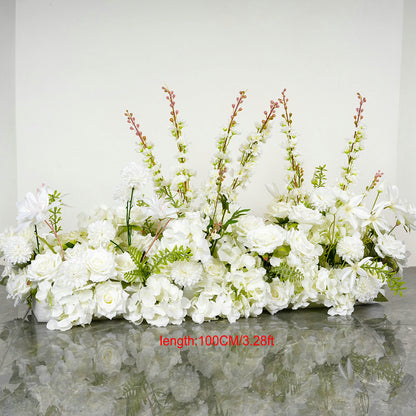 Artificial Ivory Flower Arrangement, Centerpiece, Floor Flower, Wedding Engagement Baby Shower Backdrop Decoration