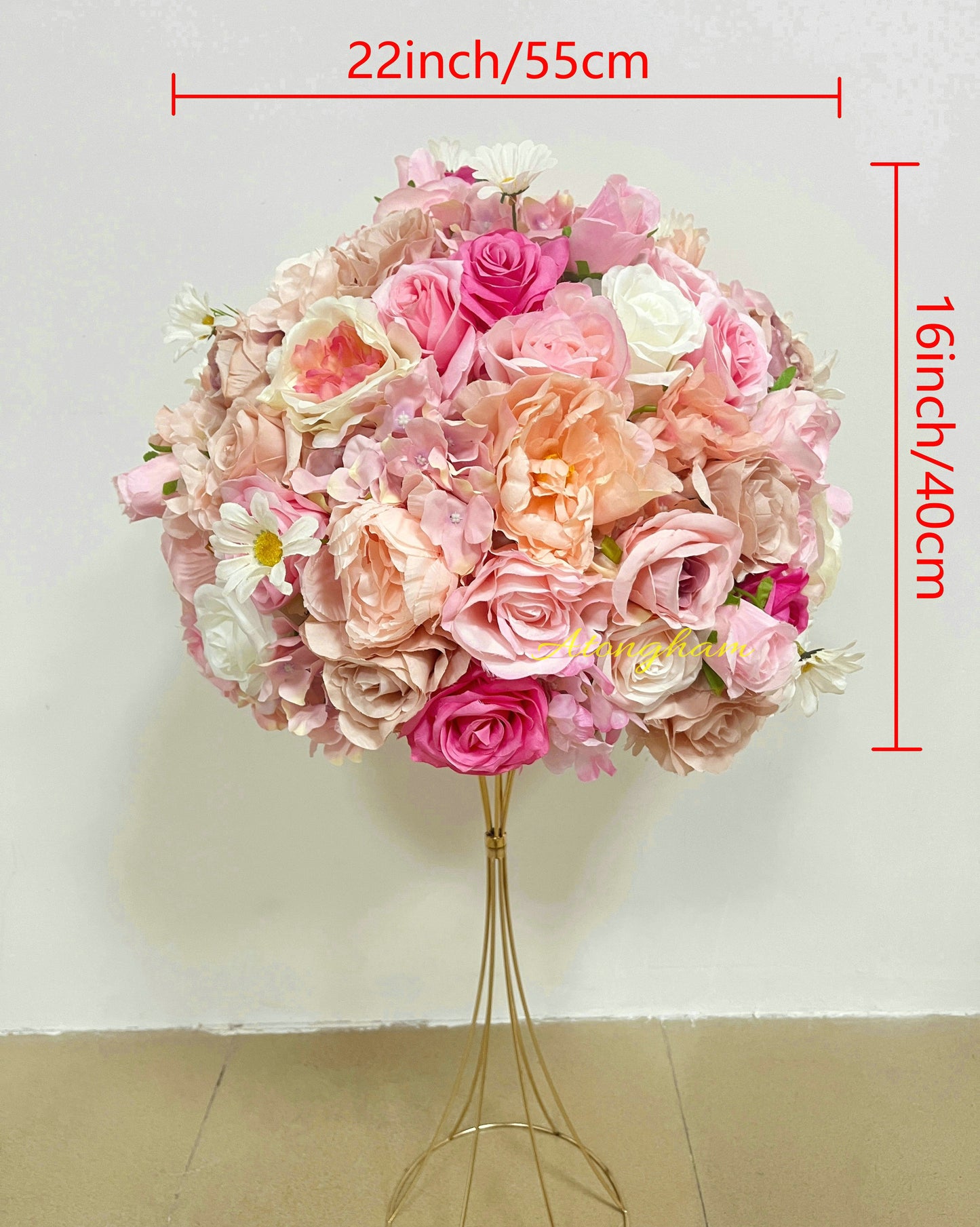 Shades of pink Bridal Bouquet Wedding Table Centerpieces Rustic Style Dinner Table Business Decor