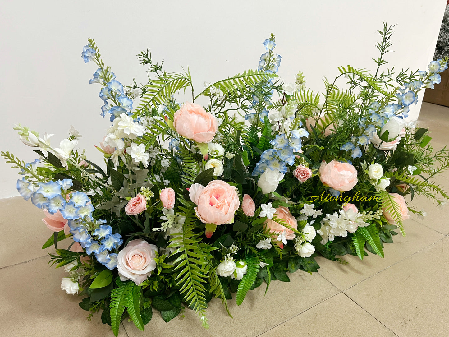 Outdoor Wedding Floor Flower Spring Aisle Flower Christmas New Year Decoration Floral