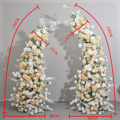 Artificial White Wedding Flower Arrangement, Wedding Reception, Birthday Party Table Runner, Various Size Custom Flower