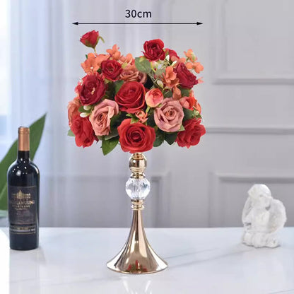 Champagne Artificial Flower Ball,Wedding Table Centerpieces,Road Lead Props