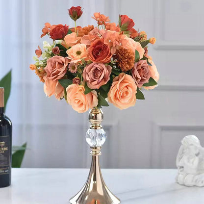 Champagne Artificial Flower Ball,Wedding Table Centerpieces,Road Lead Props