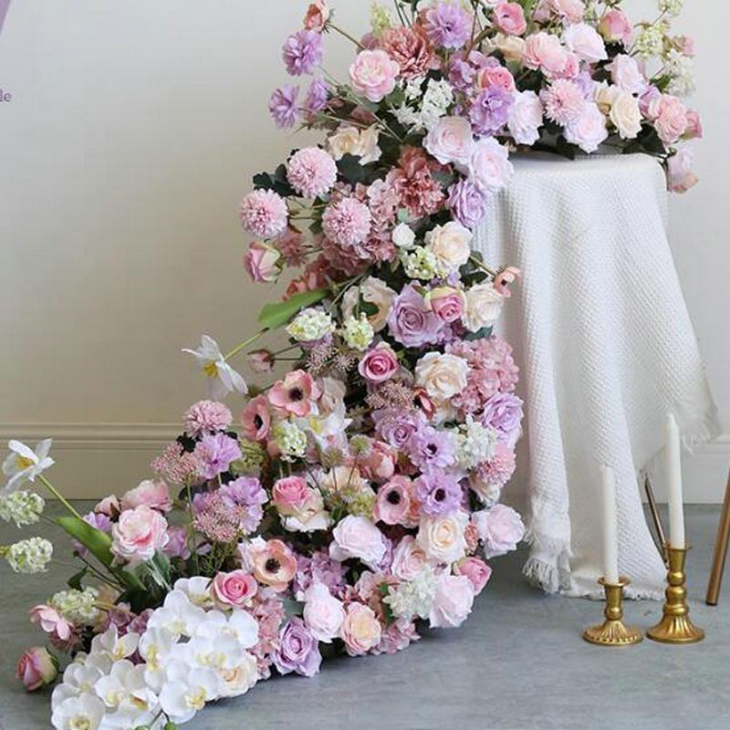 lavender flower wedding centerpieces Dusty Pink Lavender Flower Arrangement,Wedding Centerpiece,Dinner Business Decor