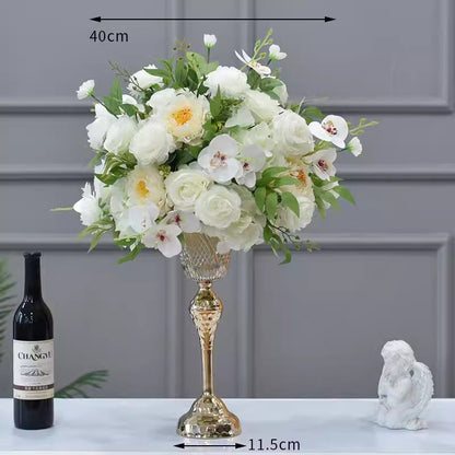 Wedding Table Centerpieces,Thistle Cream Artificial Flower Ball,Dinner Business Decoration
