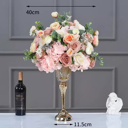 Wedding Table Centerpieces,Thistle Cream Artificial Flower Ball,Dinner Business Decoration