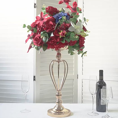 Flower Wedding Centerpiece,Artificial Champagne,Orange,Peach Pink Flower Ball,Business Decoration