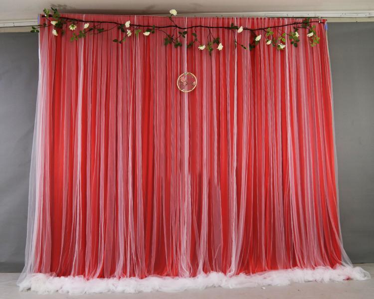 Baby Blue Tulle Chiffon Curtain,Bridal Shower Wedding Backdrop Baby Shower Backdrop